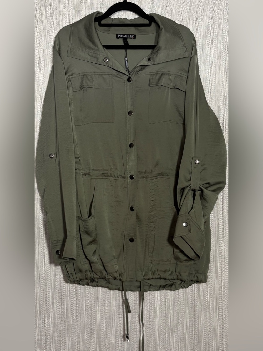 Picadilly Fashion Olive Green Utility Field Jacket